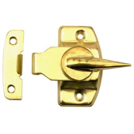 Prime-Line 17573 Sliding Window Sash Lock- Brass Finish 628057
